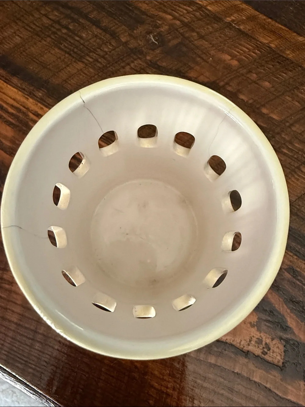 Ceramic Floral Lantern in Cream with Butterfly